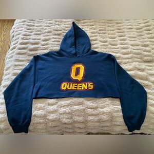 Cropped Queen’s University Hoodie